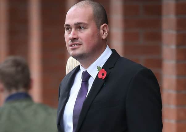 Daniel Cookson pictured outside Sheffield Crown Court