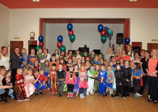 After a fire at Langold Dyscarr Community School a group of parents organised a party at Langold Village Hall to help raise funds for the school