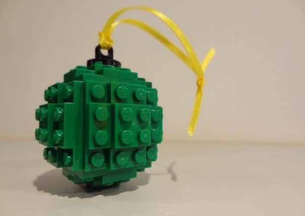 Build a Lego bauble at special workshops at the Harley Gallery at Welbeck this weekend