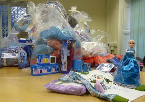 Counterfeit and unsafe Frozen toys and merchandise seized by Nottinghamshire County Council's trading standards team