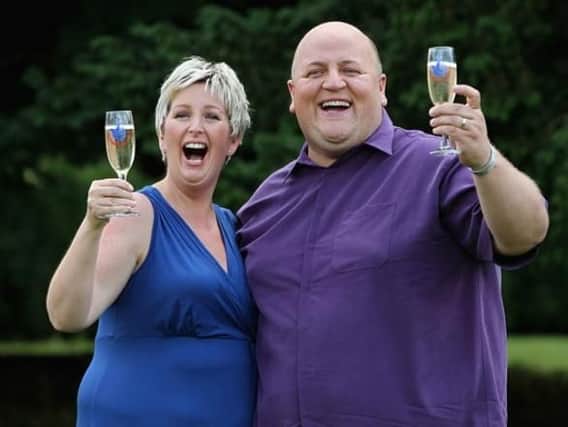 Adrian and Gillian Bayford, from Haverhill, Suffolk won 148 million in August 2012