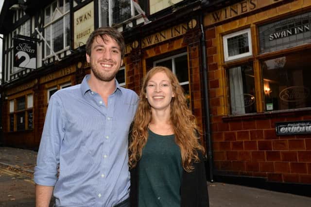 The Swan Inn, Castle Street, Worksop is under new management who have refurbished the pub, pictured are Harry Taylor and Elizabeth Fenn