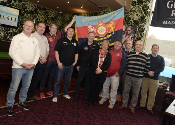 MP John Mann joined veterans at the Worksop Breakfast Club held at Yates, Victoria Square