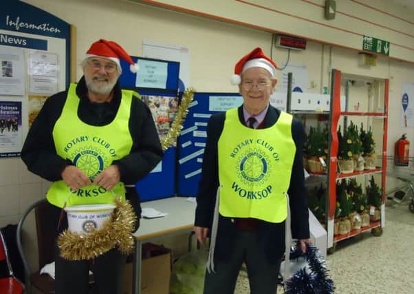 Worksop Rotarry members during their collection at Tesco on Gateford Road