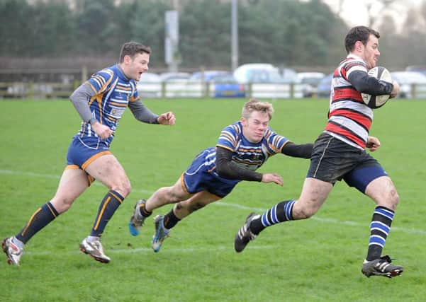 Action from Dinnington's narrow defeat at Driffield, Pic by Paul Atkinson.