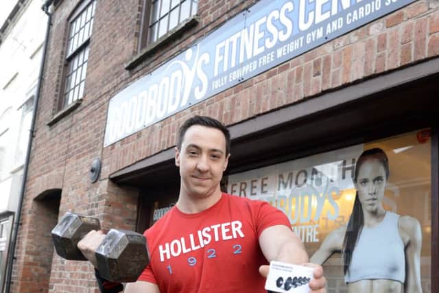 Worksop Guardian offer of the week - a monthÃ¢Â¬"s free membership at GoodbodyÃ¢Â¬"s Fitness Centre. Member Matt Price outside