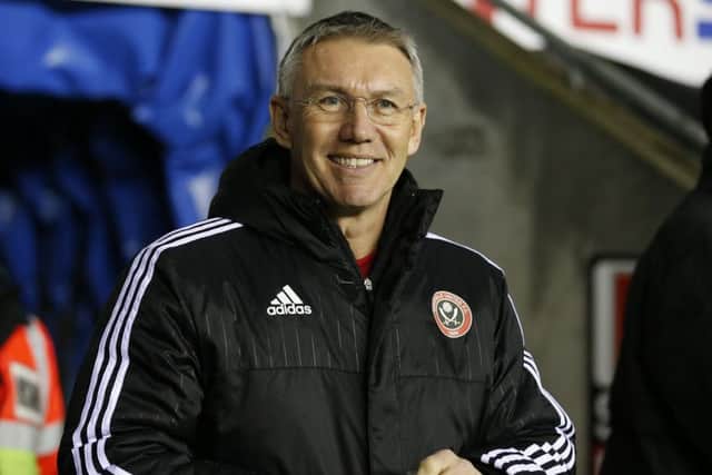 Sheffield United manager Nigel Adkins takes his side to Colchester tomorrow 
Â©2016 Sport Image all rights reserved