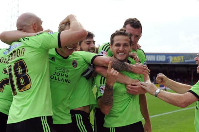 Billy Sharp was also on the scoresheet at the County Ground 
Â©2015 Sport Image all rights reserved