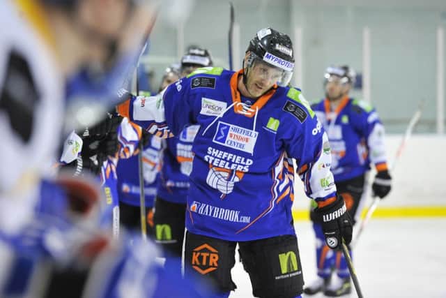 Conny Stromberg: scored his first goal for Sheffield Steelers