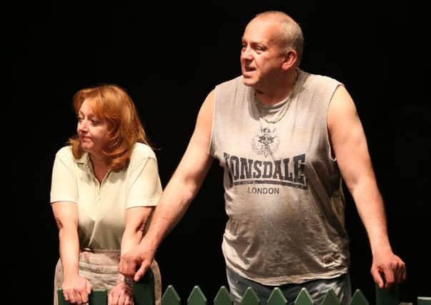 John Godber and Jane Thornton in Shafted Photo by Amy Charles Media.