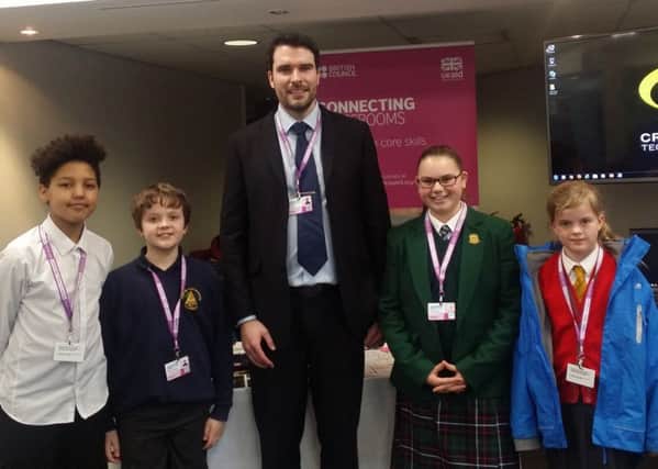 Students from Frances Olive Anderson Primary School in Gainsborough took part in a Syria conference