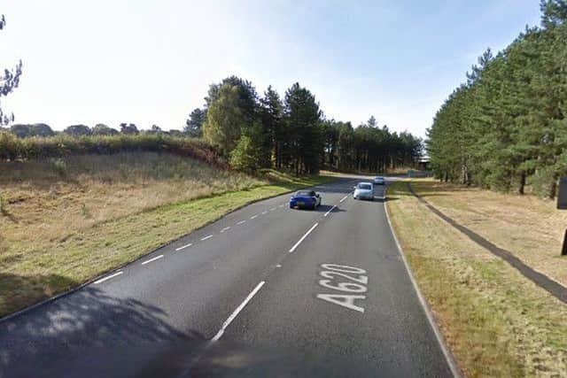 The incicident took place on the A620 Retford Road (pictured) at Ranby.
