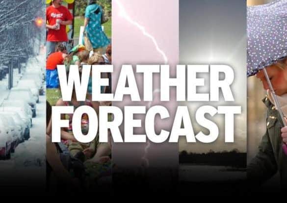 Weather warning in place