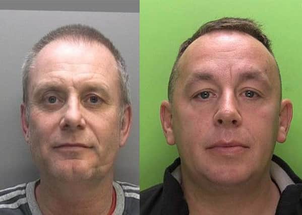 James Straw and Tyrone Sly. Picture from Lincolnshire police.