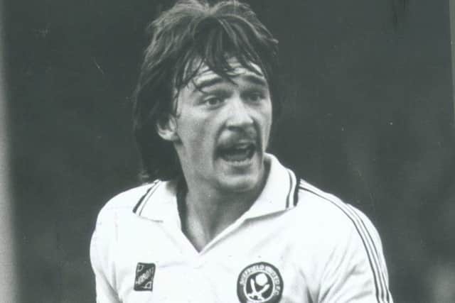 Tony Kenworthy during his days as a Sheffield United player