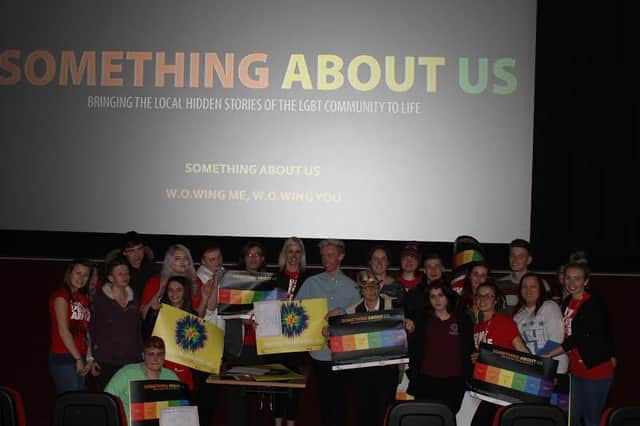 The WOW (Worksop Out Wednesdays) group at the premiere of "Something about Us"