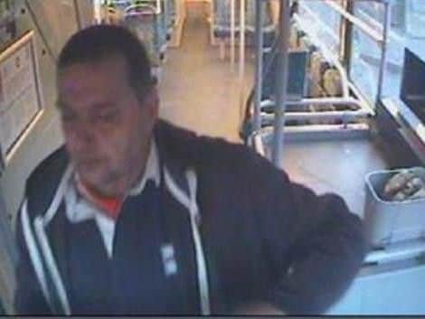 Police want to speak to this man in connection with a theft of purse on a bus in Bulwell.