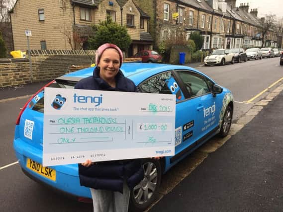 Sheffield mum Olesia Tartakovski is already a  1,000 Tengi winner