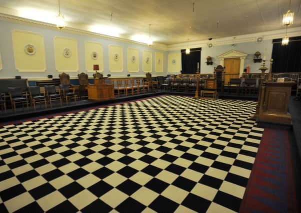 Inside Worksop Masonic Hall