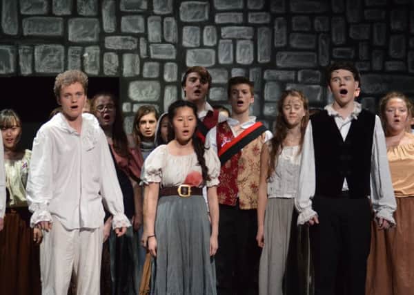 Worksop College students presented the schools edition of Les Miserables
