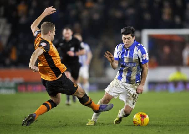 The incident which saw Fernando Forestieri shown a second yellow card for diving