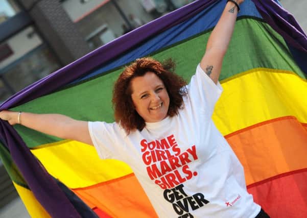 Crystal Lucas who is organised a Gay Pride event in Worksop.