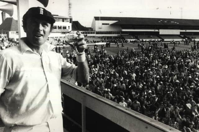 They gathered in their thousands in 1977 to salute Geoff Boycott's moment of destiny as he became the first batsman in history to score his 100th century in a Test match,  his monumental 191 paving the way for an innings win over Australia.