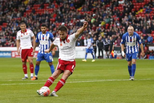 Jose Baxter in action for Sheffield United earlier this season 
Â©2015 Sport Image all rights reserved