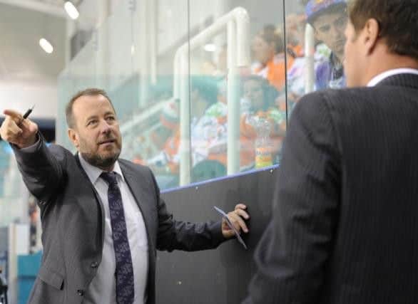 Paul Thompson and Darrell Hay, architects of this season's Sheffield Steelers team