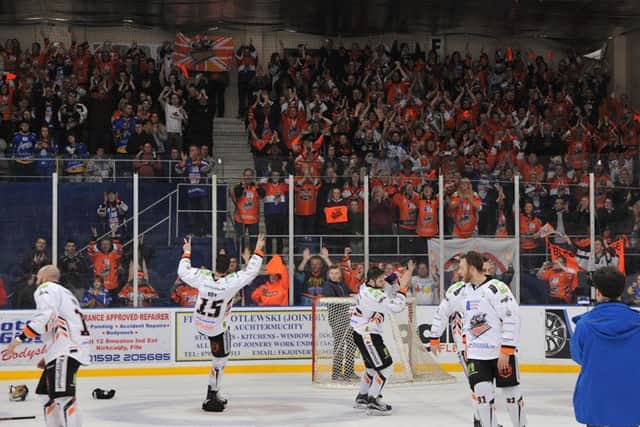 Sheffield Steelers win the  league at Fife