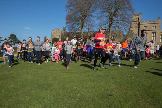 NMAC Sport Relief mile Newstead Abbey. Start