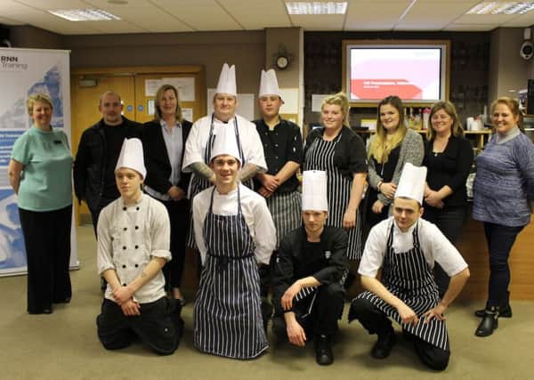 Apprentices took part in Ready, Steady, Cook style competition