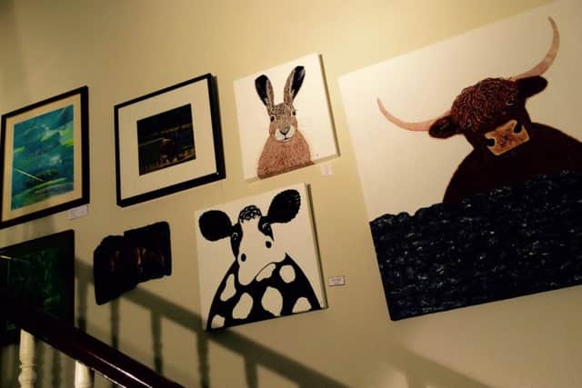 Artwork currently on display at The Hub