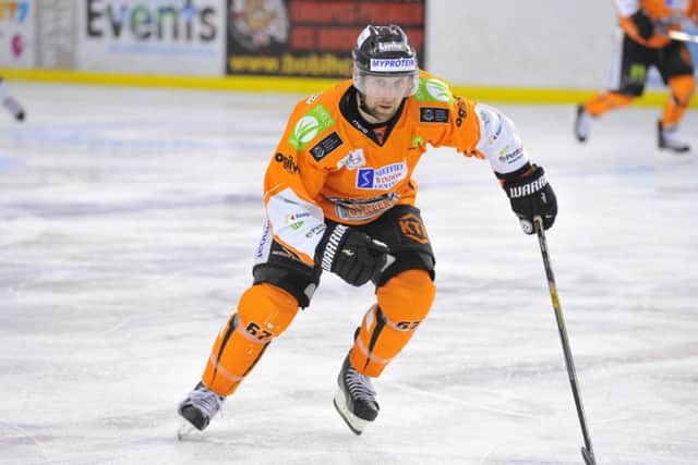 Colton Fretter in action