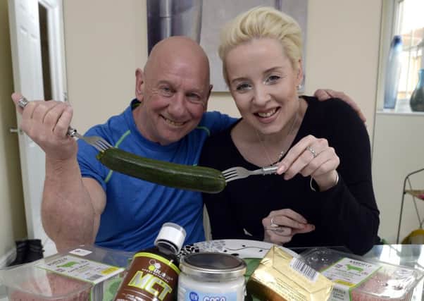 John Mason and Zoe Melvin who work out and only eat particular food types that they believe help prevent many known illnesses