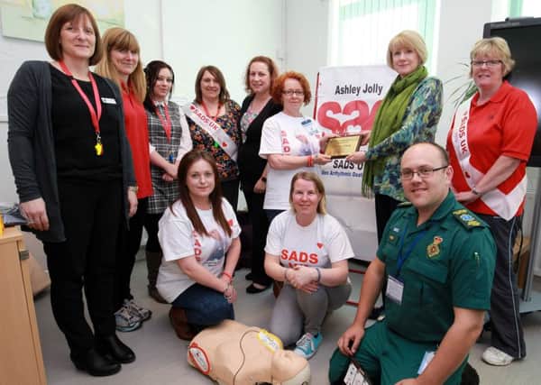 A defibrillator has been donated to Parish Church School in Gainsborough by the Sudden Adult Death Trust.