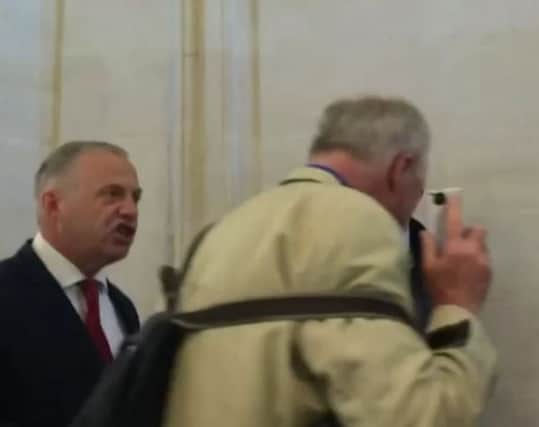John Mann MP confronts Ken Livingstone in Westminster and brands him a 'Nazi apologist'