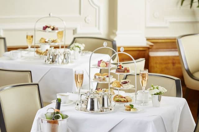 Afternoon tea at Bettys Cafe Tearoom in Harrogate