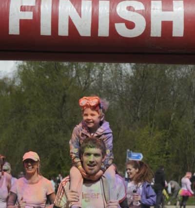 Bluebell Colour Dash at Rother Valley Country Park 

The finish line

Picture: Sarah Washbourn