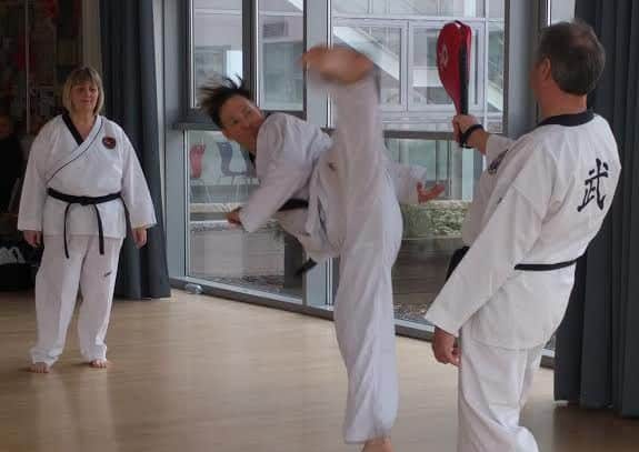 Master Andrew Blinston from the Lynx Academy during the event