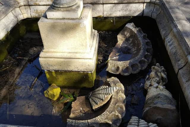 Vandalism at Richmond Park in Gainsborough
