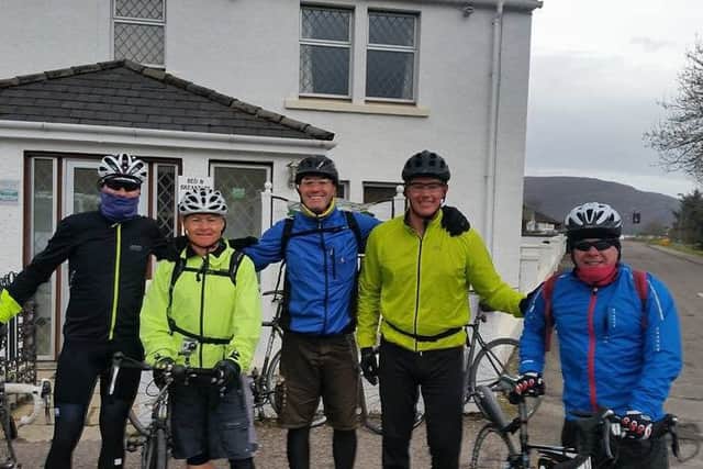 Five friends from an Annesley firm rode 500 miles through the Scottish Highlands on an epic fundraising trip