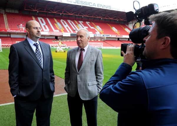 Sheffield United's co-owners Kevin McCabe and HRH Prince Abdullah bin Mosaad Â© BLADES SPORTS PHOTOGRAPHY