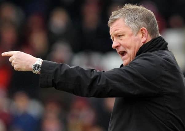 Chris Wilder won't allow Sheffield United to be taken for a ride