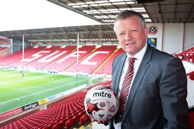 Chris Wilder is a lifelong supporter and former Sheffield United player