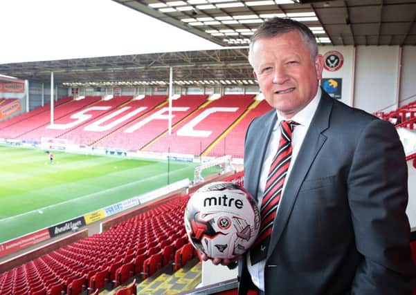 Chris Wilder has vowed to do things differently at Bramall Lane