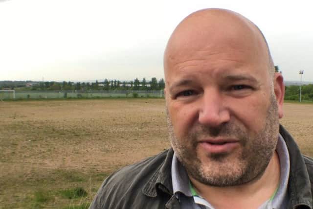 Mosborough Music Festival boss Steve Cowens on the site of the festival - which is to make way for a new housing development, on the former Westfield School site.