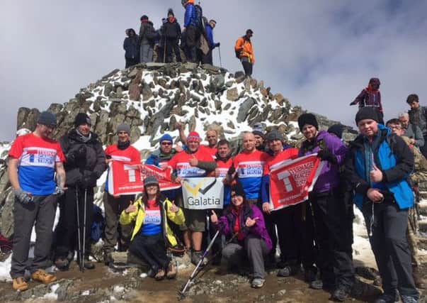 Staff from Acis and Galatia walked up Mount Snowdon to raise money for the Teenage Cancer Trust