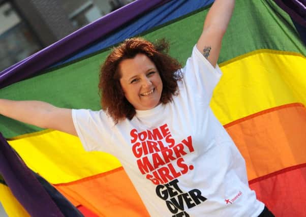 Crystal Lucas who has organised a Gay Pride event in Worksop.