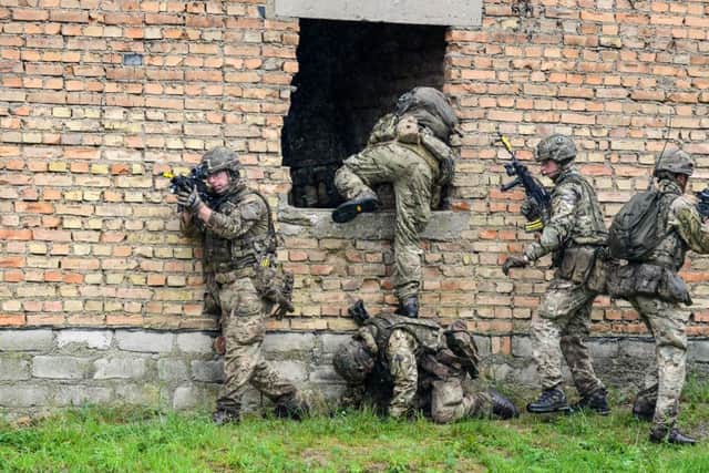 2nd Battalion The Mercian Regiment conducting operations in built up areas in Poland.